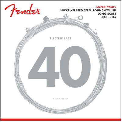 Super 7250 Nickel Roundwound Long Scale 5C 40-115
