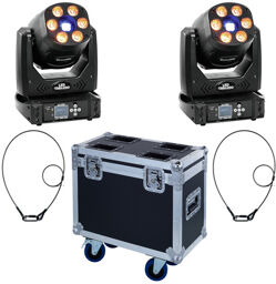 LED TMH-H90 Moving-Head Bundle Noir