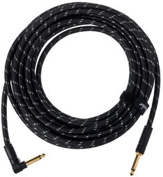 Del. Cable Angle Plug 7,5m TB Tweed Black