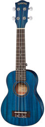 Premium Mahagoni Soprano Blue Bleu