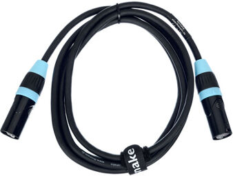 CAT6E CC Cable 2.0m sky blue noir