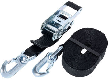Ratchet Hook Strap 35mm x 8m T noir