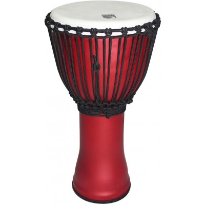 Djembe Freestyle Accord Par Corde Rouge Mat Sfdj-14Rr