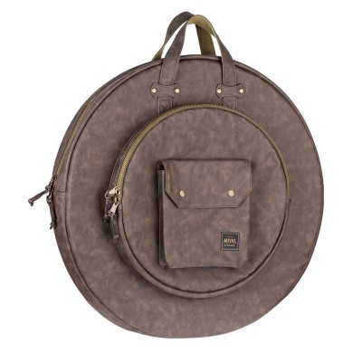 Housse Cymbales 22 Simili Cuir Brun