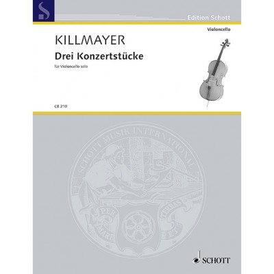 Killmayer - 3 Concert Pieces - Violoncelle