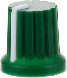 A-100 Rotary Knob Green Vert