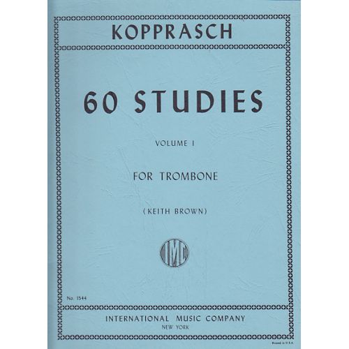 Kopprasch C. - 60 Studies Vol.1 For Trombone