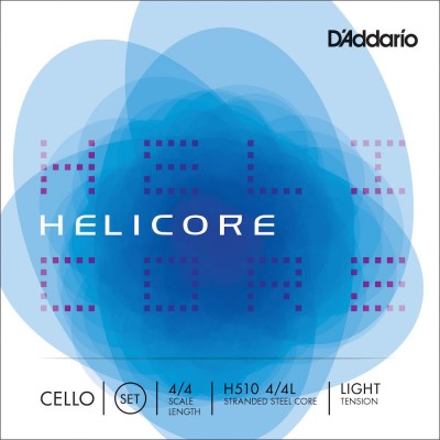 Jeu De Cordes Pour Violoncelle Helicore Manche 4/4 Tension Light