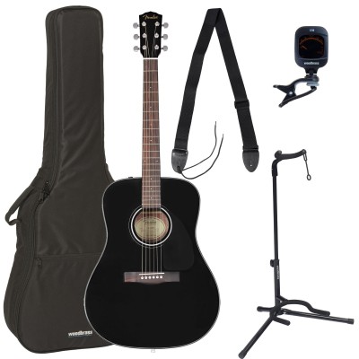 Pack CD-60 Dreadnought V3 DS WLNT Black + Accessoires