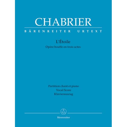 Chabrier - L'etoile - Vocal Score