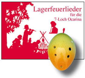 Ocarina 7H C Piccolo Shell YO Jaune