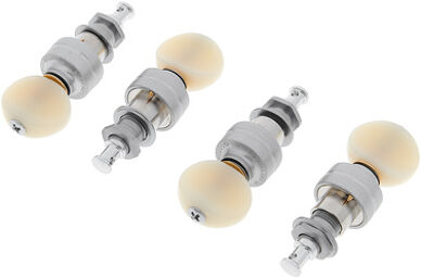 UPTL Ukulele Tuner Set CW Chrome White