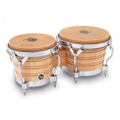 LP201AX-2- Bongos Generation II Naturel (accastillage Chrome)