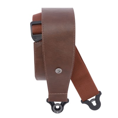 Sangle en Cuir Confort Auto Lock, Brown