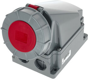 135-6 Wall Socket 63A 5pol rouge
