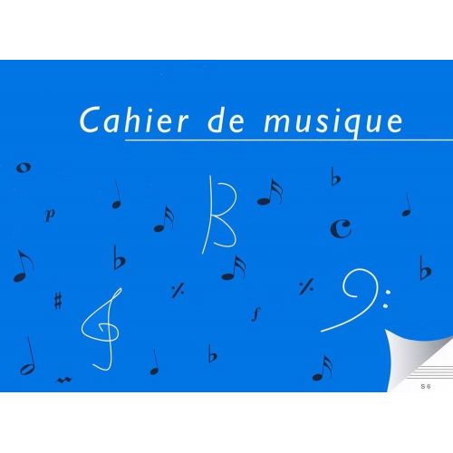 Cahier De Musique 6 Portées