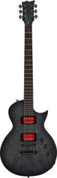 LTD BB-600 Baritone Signature See Thru Black Sunburst Satin