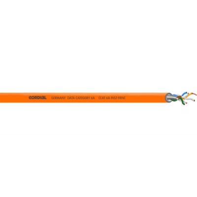 Bobine de Câble Réseau CAT6a Installation 100 M