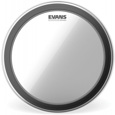 TT16EMAD - EMAD Peau de tom transparente avec cercle, 16 pouces