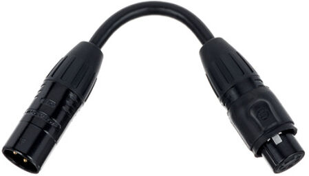 DMX 3-pin M to 5-pin F IP65