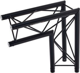 DT23B-C25 Deco Truss Corner Noir