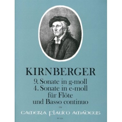 Kirnberger J.P. - 9TH Sonata In G Minor / 4TH Sonata In E Minor - Flute & BC