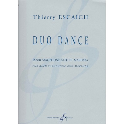 Escaich Thierry - Duo Dance - Saxophone Alto & Marimba