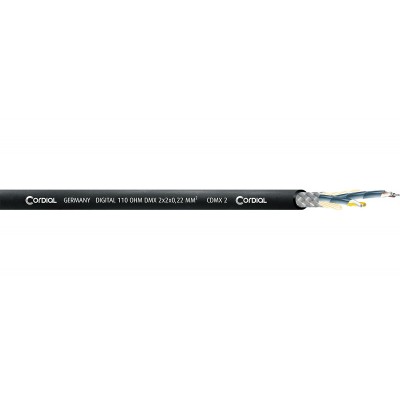 Bobine DMX 2 Paires 0,22Mm Double Blindage - 100M
