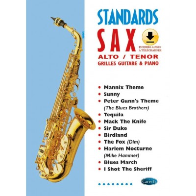 Standards Saxo Alto et Ténor + Audio