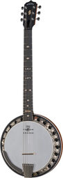 Boston 6 String A/E Banjo Natural Satin