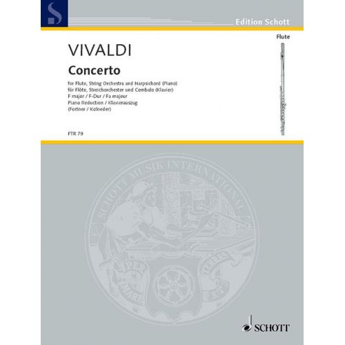 Vivaldi Concerto ?La Tempesta Di Mare?, F Major, Opus 10-1 - Rv433 (Flte / Piano)