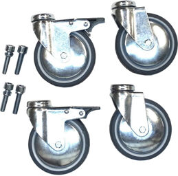 Caster Set with 4 casters/100