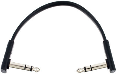 Flat TRS Cable 15 cm BK Noir