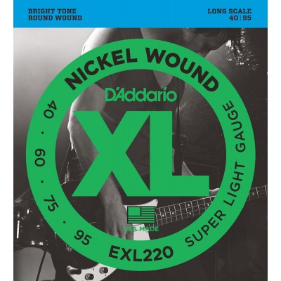 EXL220 Nickel Wound Long Scale Super Light 40-95