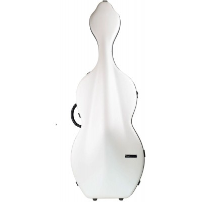 Étui Violoncelle 4/4 Hightech Bonbon + Roues - Blanc/Marron