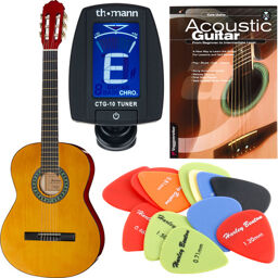Concert Guitar Set 1 English Marron clair mat