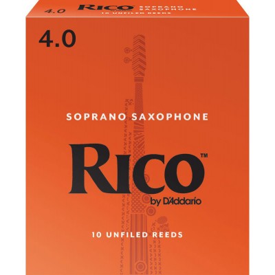 Ria1040 - Anches Saxophone Soprano Rico Par , Force4 (Pack De 10)