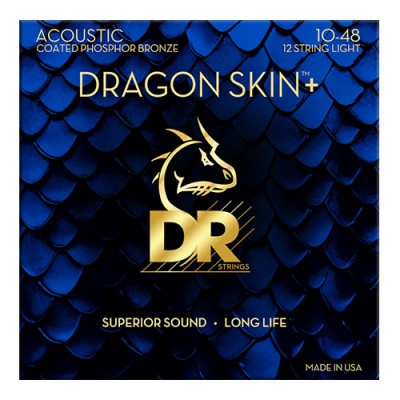 Extra Light Dragon Skin+ Coated Phospore Bronze 12-string