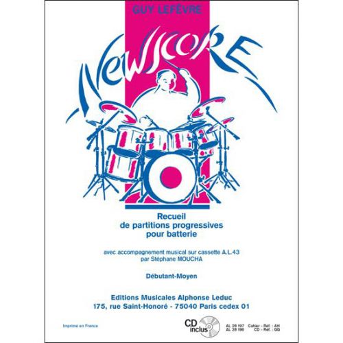 Lefebvre - Newscore (DEBUTANT-moyen) - Batterie + CD