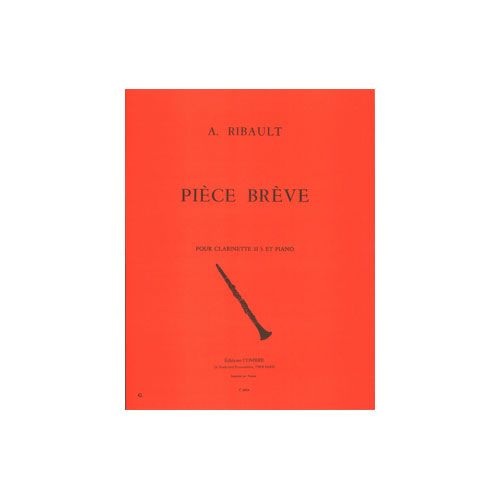 Ribault - Pièce Brève - Clarinette et Piano