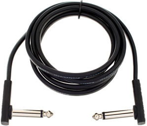 Flat Patch Cable Black 120 cm noir