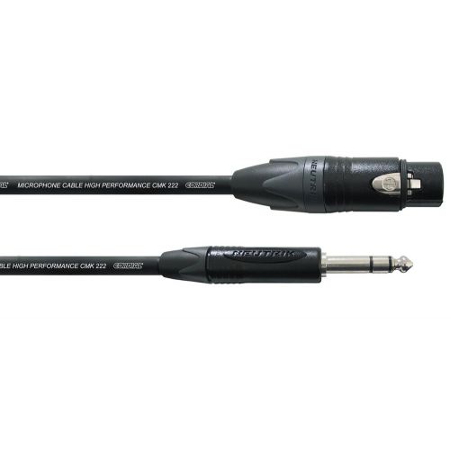 Câble Audio Stéréo XLR Femelle/jack 5 M