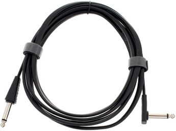 Flat Lead Cable 300cm S/A blk noir