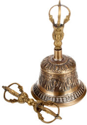 Tibetan Brass Bell 21cm