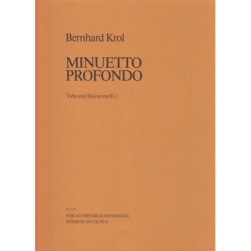 Krol Bernhard - Minuetto Profondo Op.83,1 - Tuba & Piano