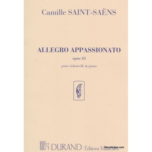 Saint Saens C. - Allegro Appassionato Opus 43 - Violoncelle et Piano