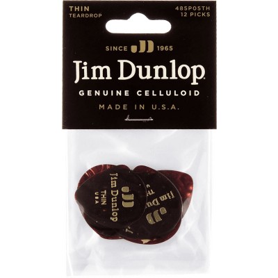 Médiator Caille Teardrop Thin Sachet de 12