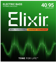 Elixir Nanoweb Super Light BassGuitar