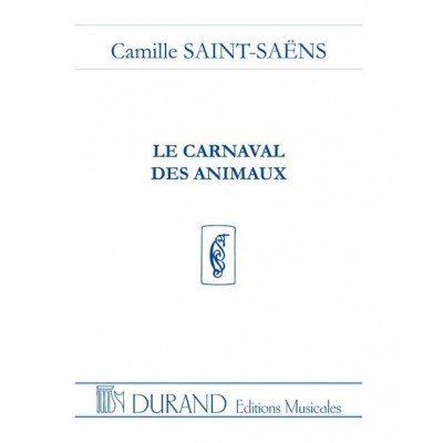 SAINT-saens - Le Carnaval Des Animaux - Poche