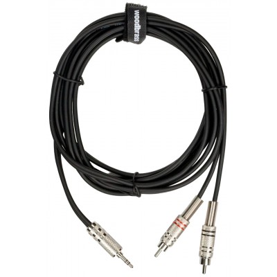 Câble Mini Jack Stéréo / 2 RCA Mâle - 3 m - AC21